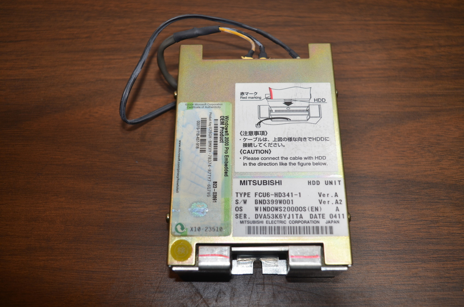NEW!MITSUBISHI FCU6-HD341-1 HDD Unit Windows 2000 INV=32262