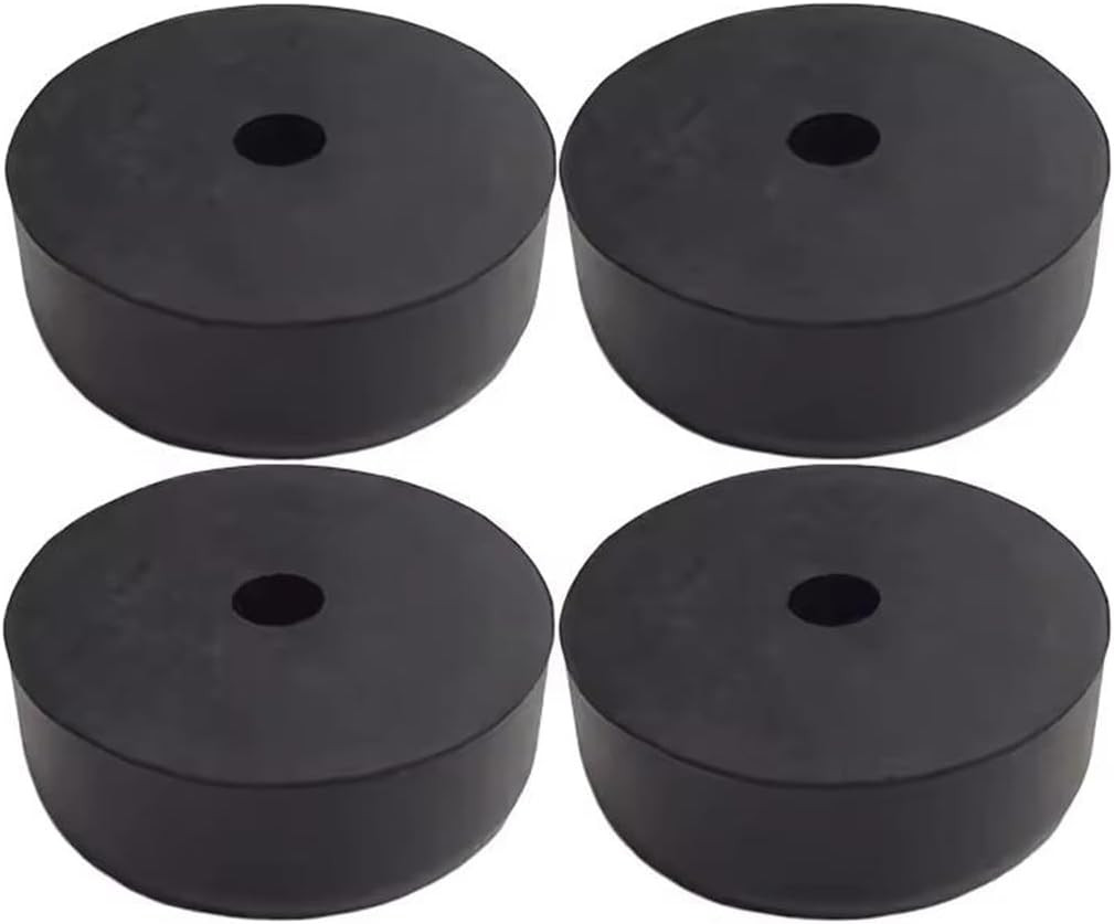 4PCS Trailer Ramp Door Bumper, 2.5 Inches Rubber round Car Bump Stops, Vehicle V