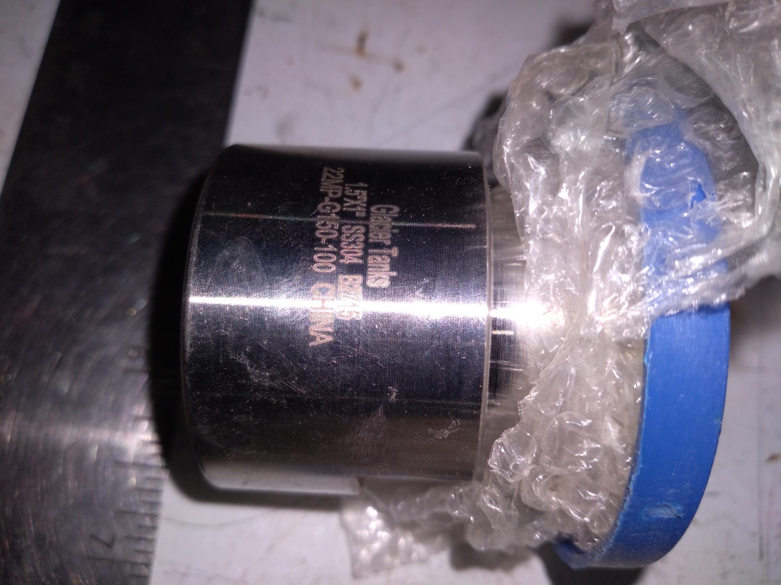 GLACIER TANKS 1.5″X1″ SS304 B2715 22MP-G150-100