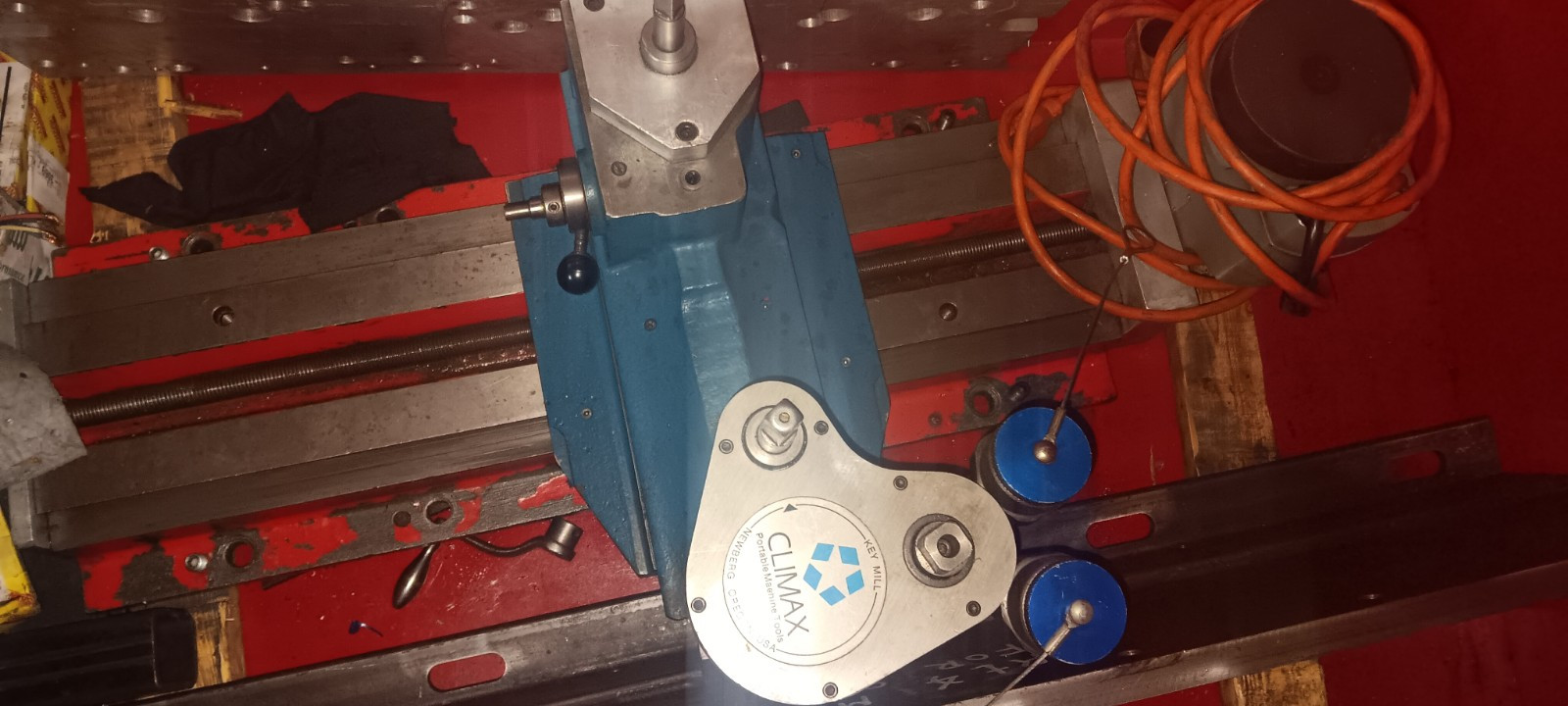 Climax Model PM 2000 Portable Mill Milling 8 X 20