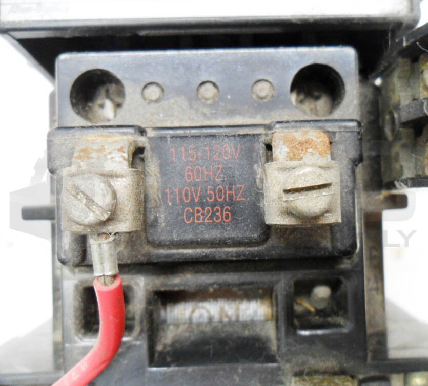 ALLEN BRADLEY 509-BOD /B STARTER W/ 42185-800-01 W/ CB236 W/ 595-AA /C *READ*