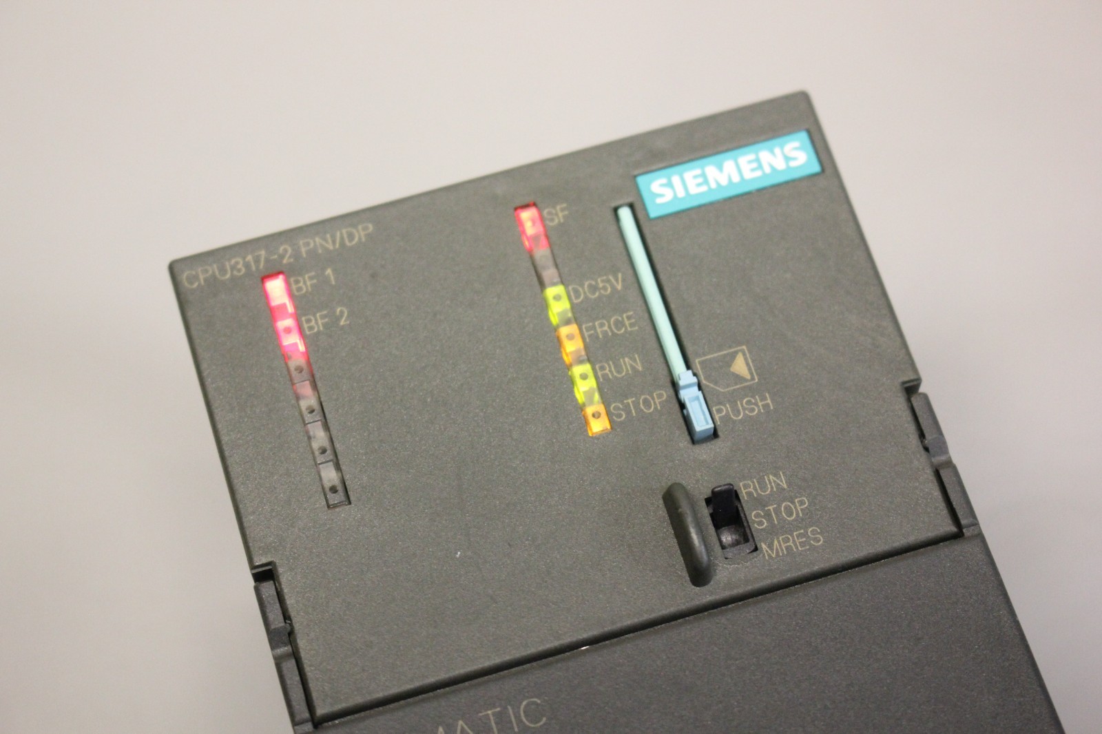 SIEMENS SIMATIC S7 PLC CPU 317 PROCESSOR 6ES7 317-2EK13-0AB0