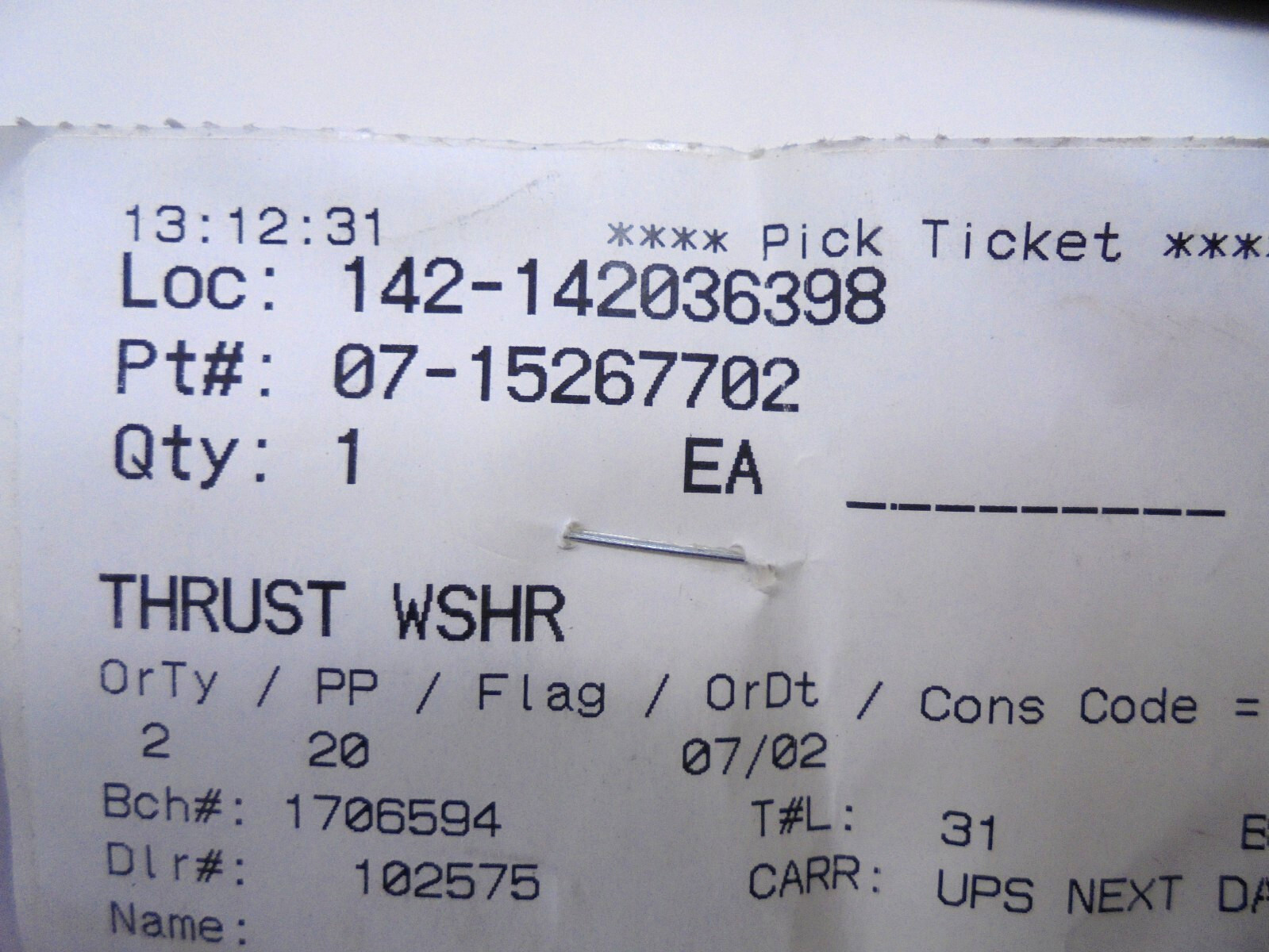 Terex 07-15267702 Thrust Washer 5.0MM