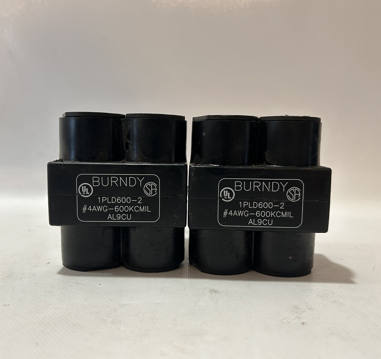 Burndy 1PLD600-2, UV Rated Unitap, #4AWG-600KCMIL, AL9CU (PK OF 2)