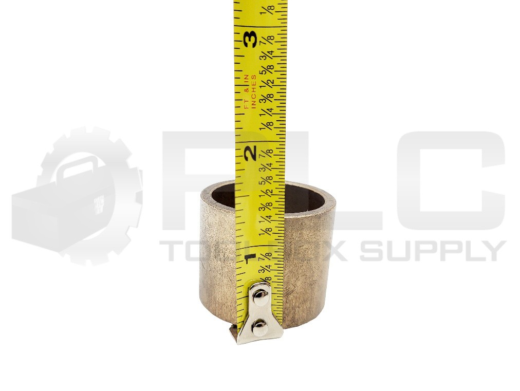 NEW LOT OF 2 BRONZE BUSHING 1.25IN H, 1.22IN ID