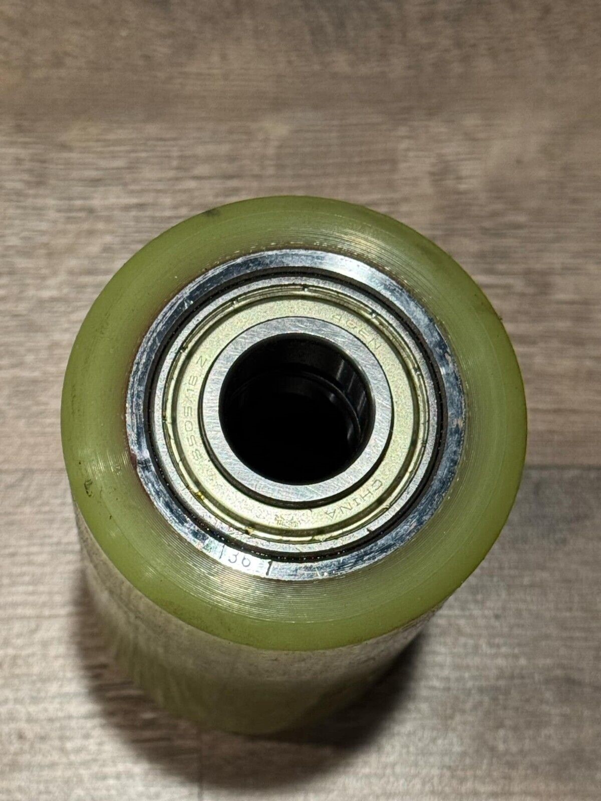Poly Wheel 3.25 X 6.50 Lime Green 8505/18Z Bearings