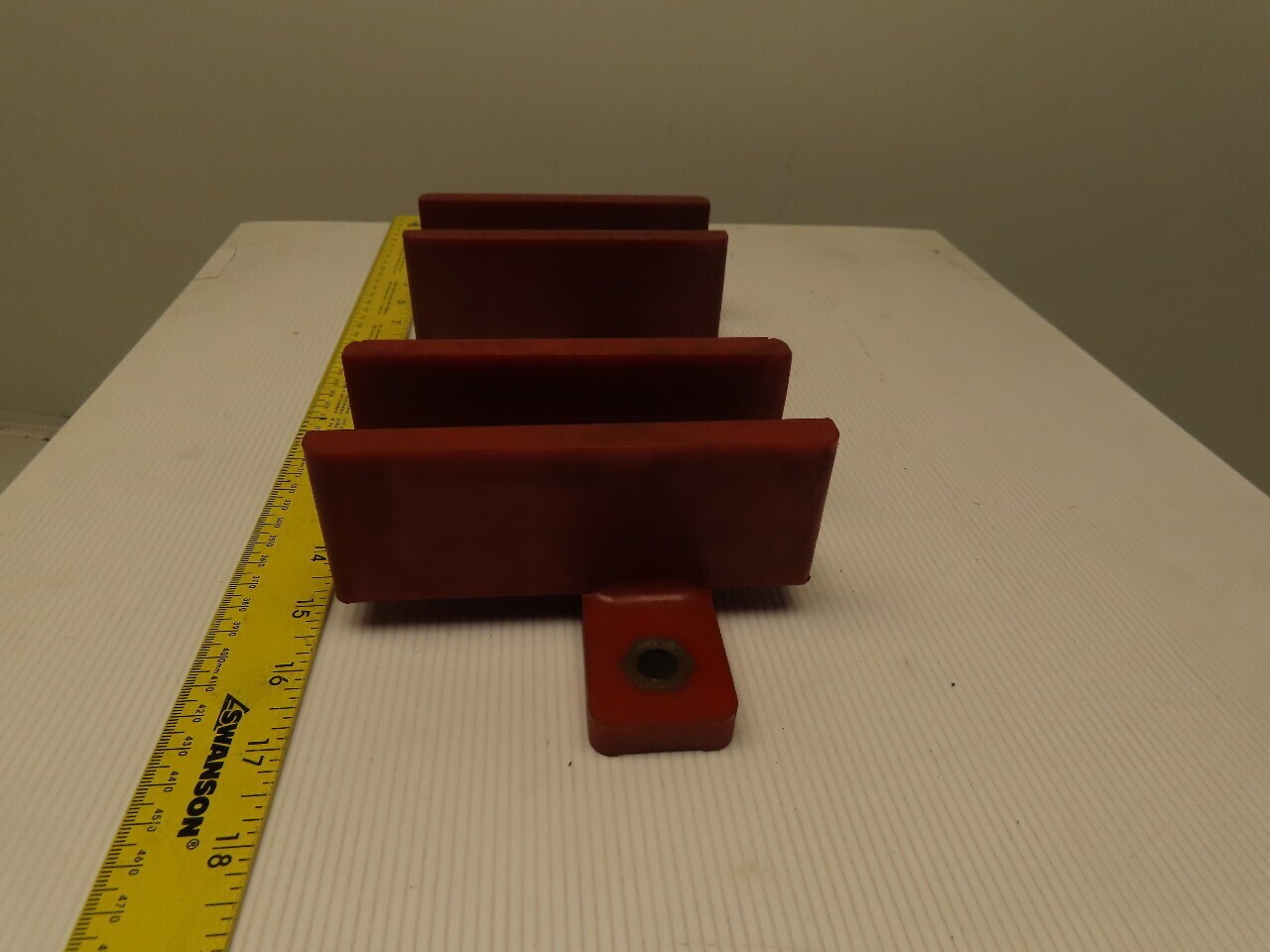 Dematic 0688181136 1-23/32″ Wide 1-5/8″ Deep 2 Bolt Mount Infeed Guide Lot Of 2