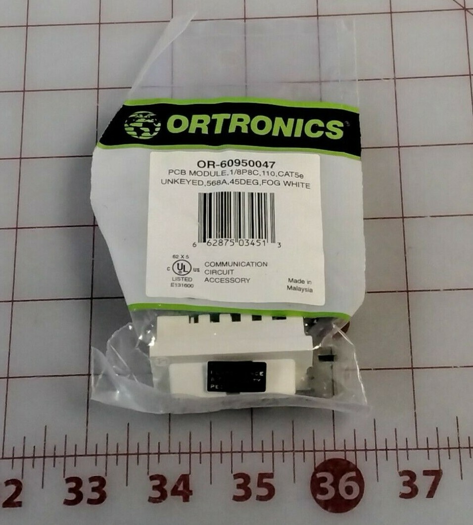ORTRONICS OR-60950047 PCB MODULE CAT 5 UNKEYED 1/8 P8C (Lot of 17)