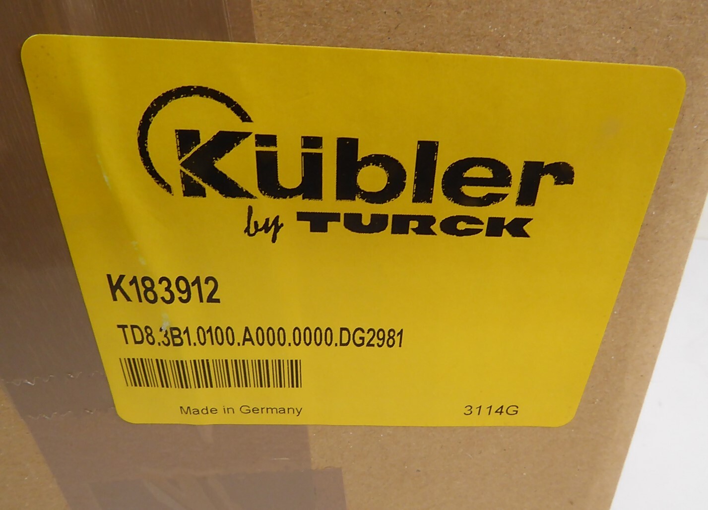 Turck K183912 Kubler TD8.3B1.0100.A000.0000.DG2981 Linear Pos Dev NEW IN BOX