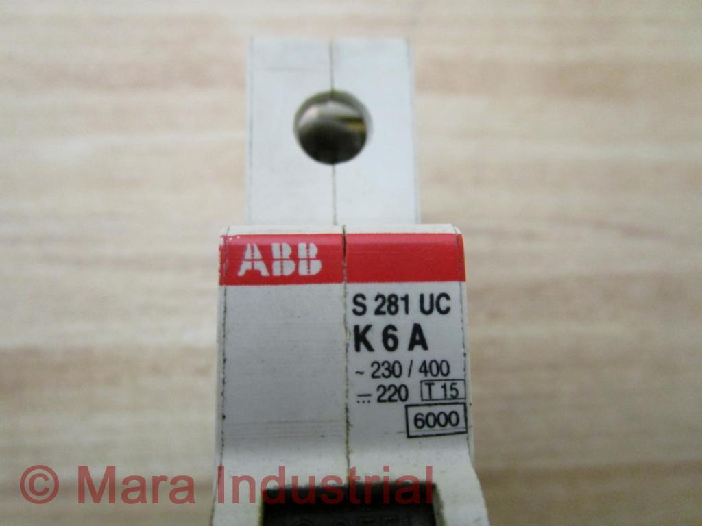 ABB S281-UCK6A Circuit Breaker S281UCK6A