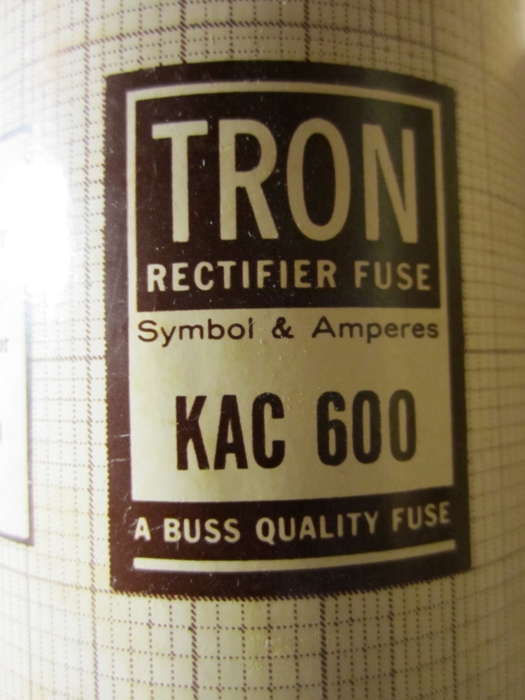 Tron KAC 600 Bussmann Fuse