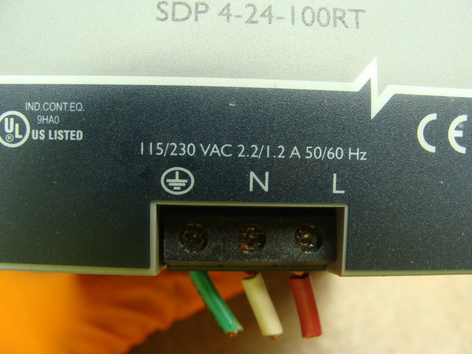 SOLA EMERSON POWER SUPPLY SDP 4-24-100RT 115/230VAC 2.2/1.2A