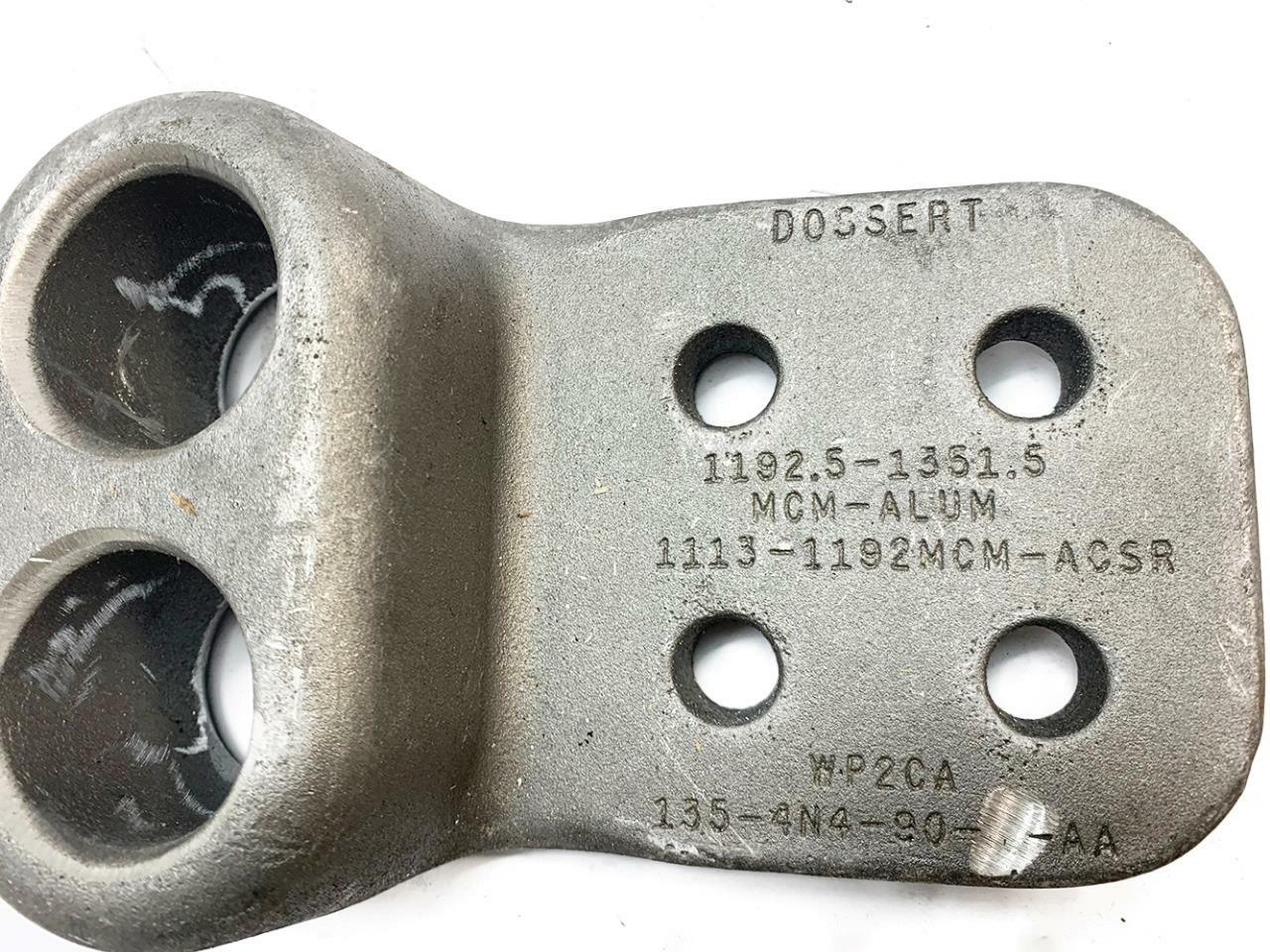 Dossert WP2CA 230 kV Aluminum Welded Terminal Connector NEW FREE FAST SHIP