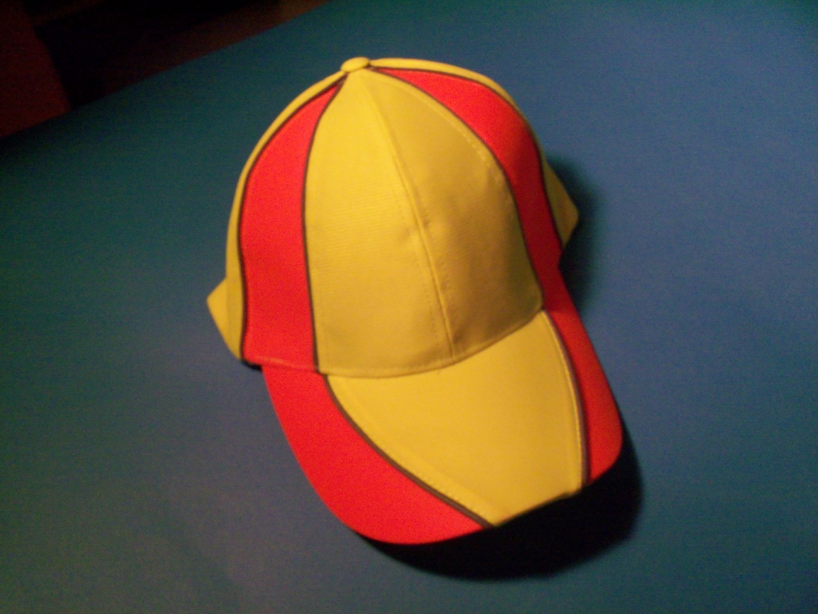 Hi Vis Reflective Cap Safety Baseball hat,flourescent SAFETY GREEN / Orange C33