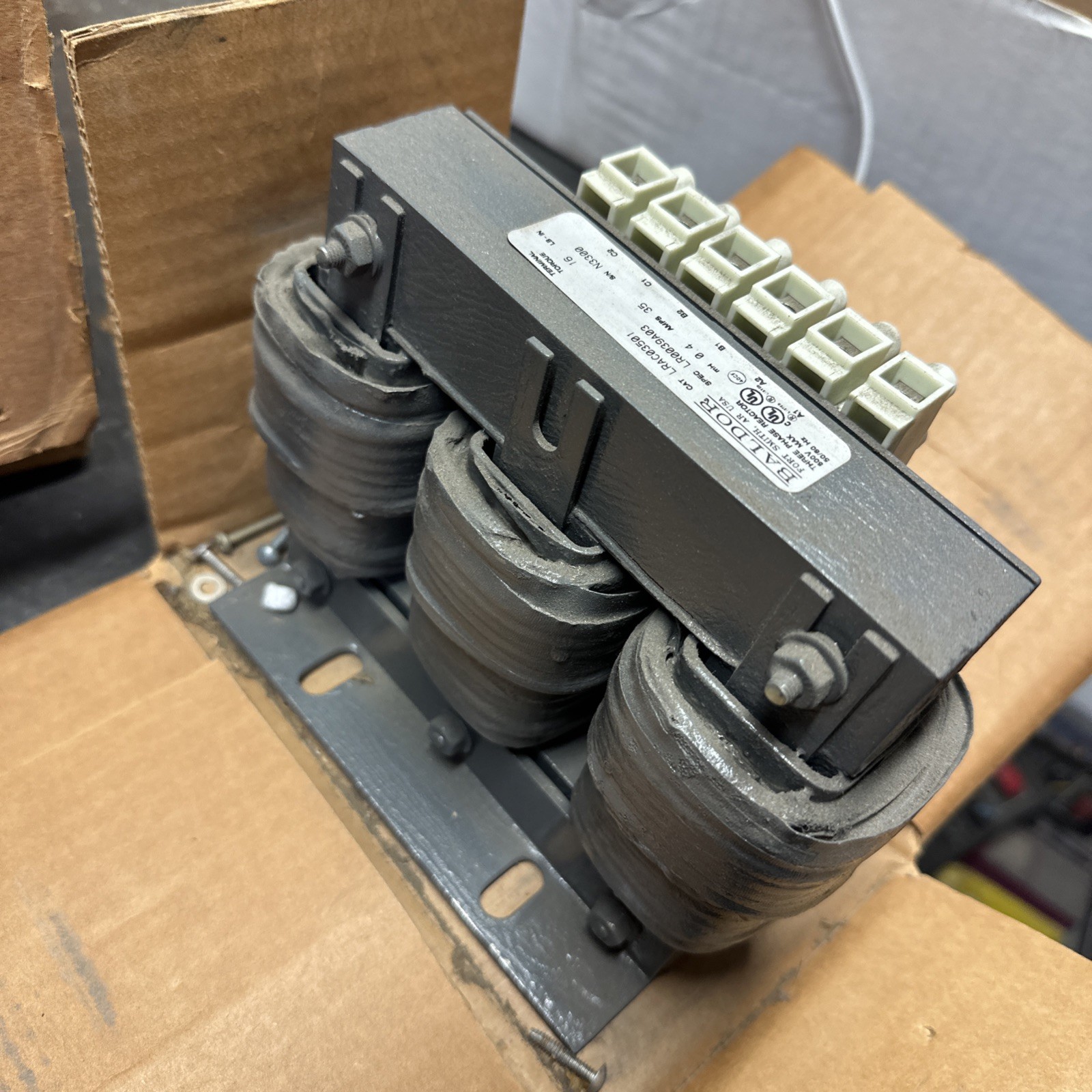 BALDOR 35A 0.4MH THREE PHASE LINE REACTOR LRAC03501