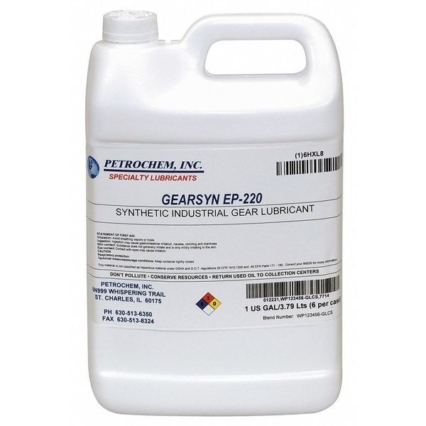 Petrochem Gearsyn Ep-220-001 1 Gal Gear Oil Pail 220 Iso Viscosity, 90 Sae,