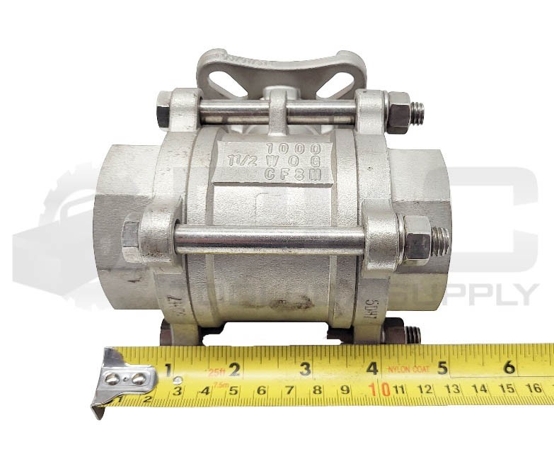 NEW VSI 1-1/2″ BALL VALVE, CF8M