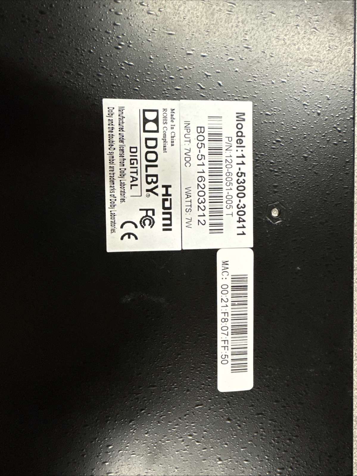 Stratacache Spectra s-230v2 MODEL #11-5300-30411 PART # 120-6051-005