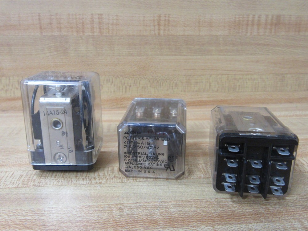 Potter & Brumfield KUP-14A15-24V Relay KUP-14A1524- (Pack of 3)