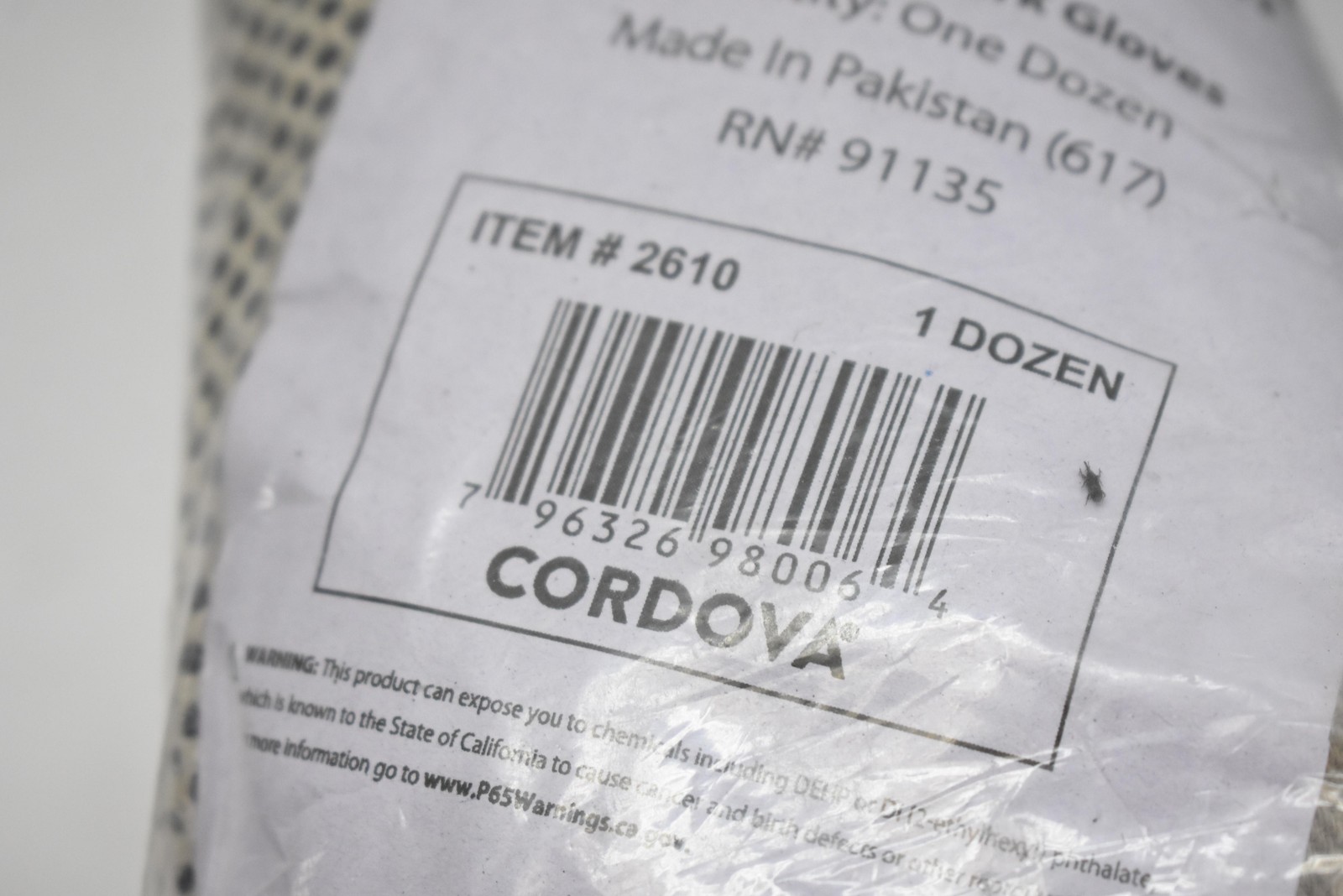 Cordova Safety Products Industrial Work Gloves 2610 7 Dozen Dotted Grip Beige