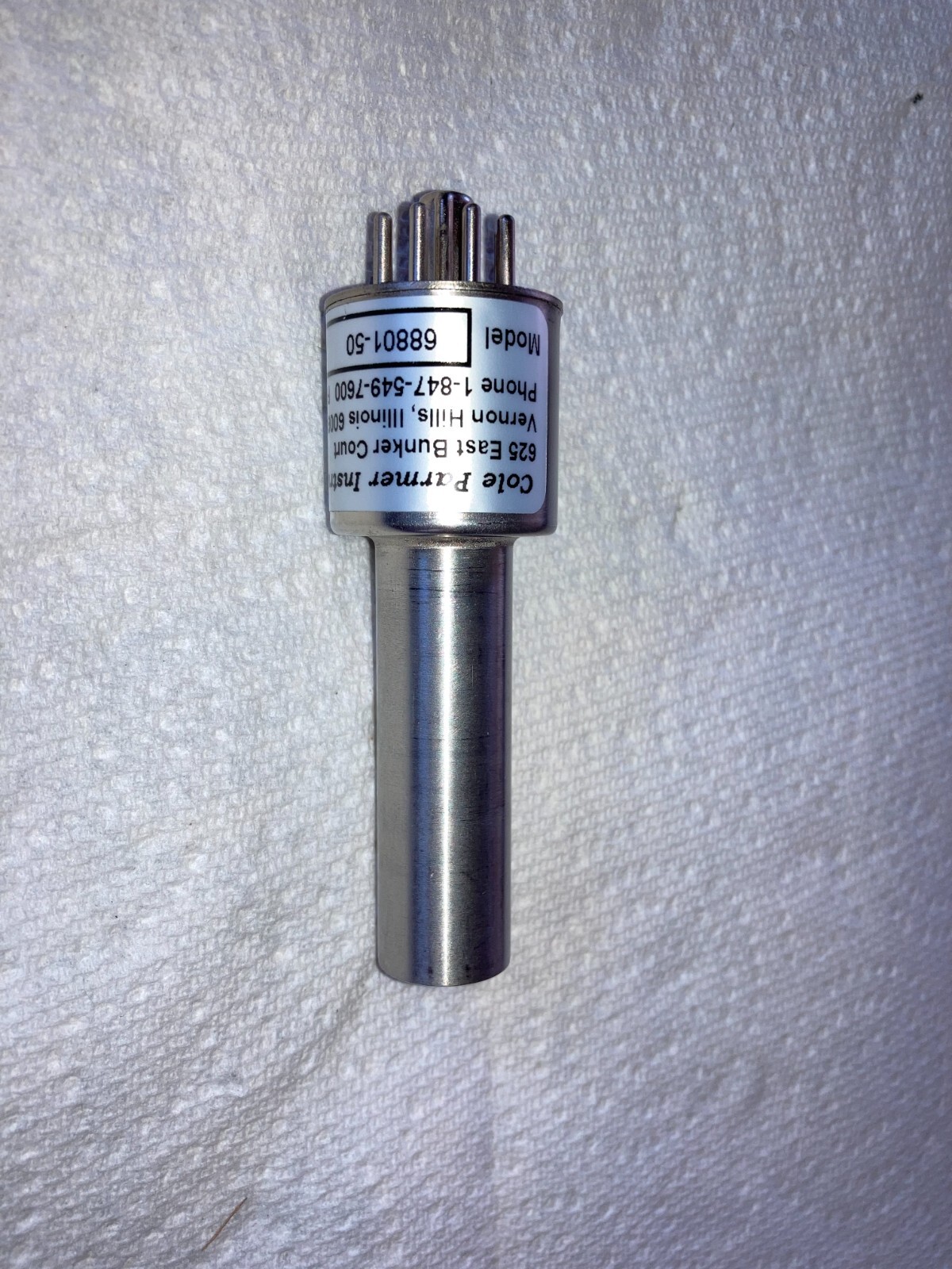 Cole-Parmer 10.01 To 100 mTorr Pressure/vacuum Pirani-type Sensor, 3/4″