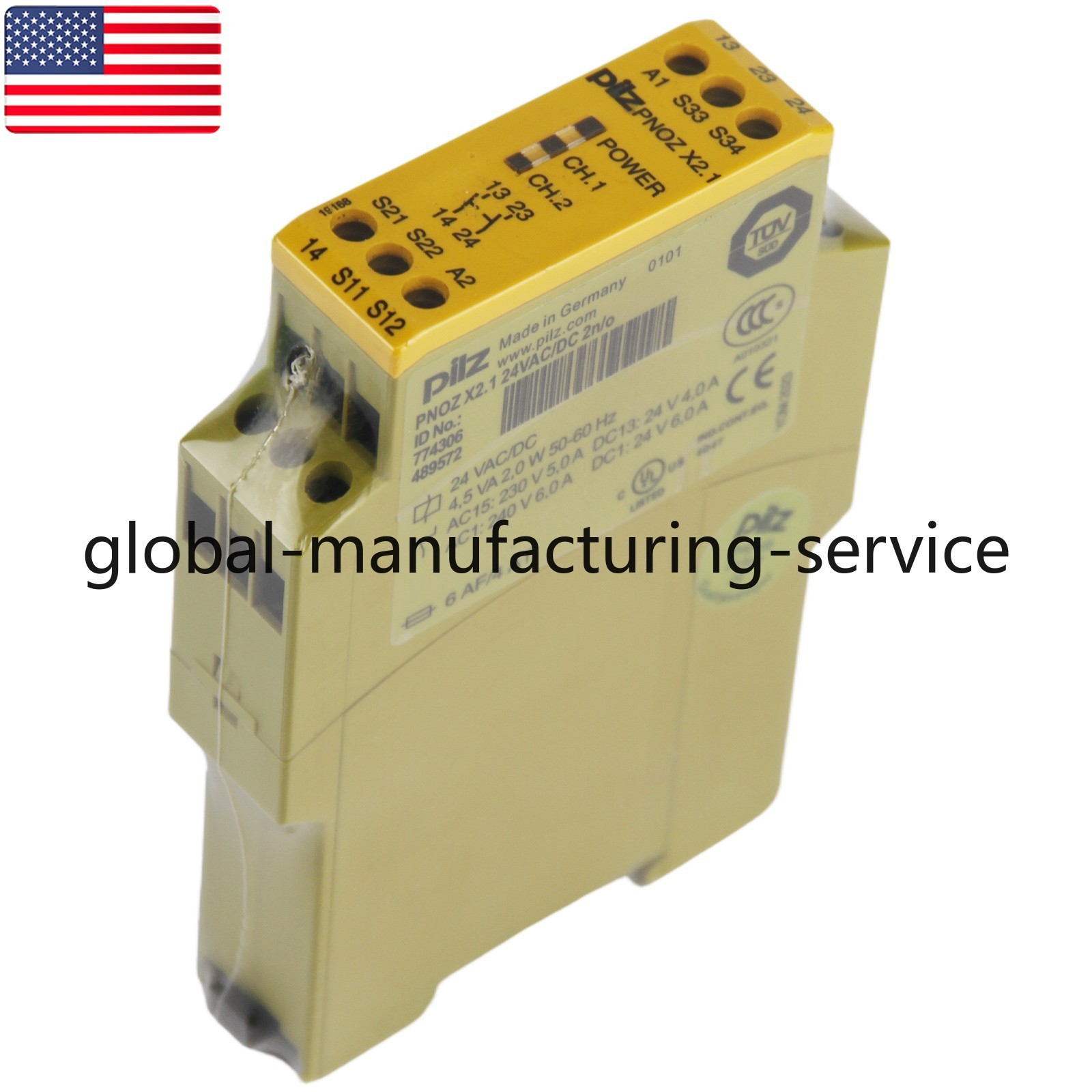 NEW PILZ PNOZ X2.1 774306 Safety Relays 24V – US Stock