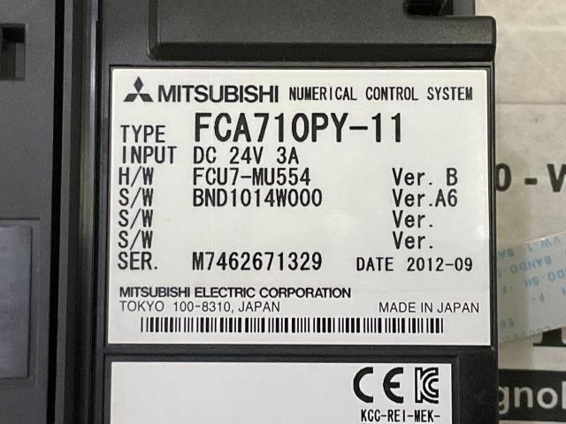 Mitsubishi Numerical Control System – FCA710PY-11 – FCU7-MU554 w/Warranty