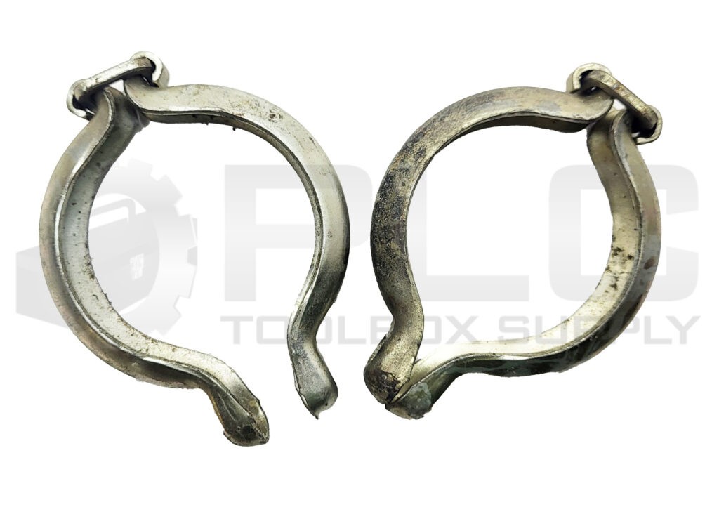 LOT OF 2 AEROQUIP NH100085-200 COUPLING W/O NUT AND BOLT