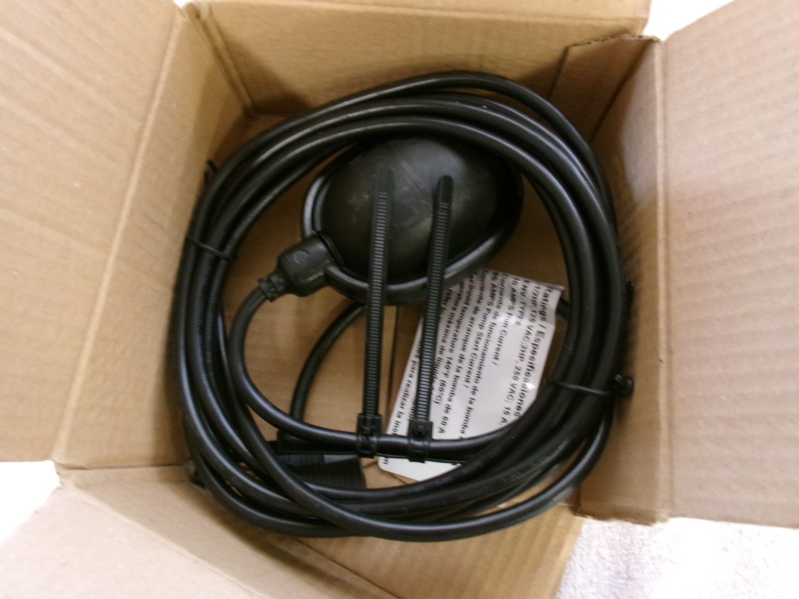 NIB Dayton Float Switch 15ft 115V 3BY59