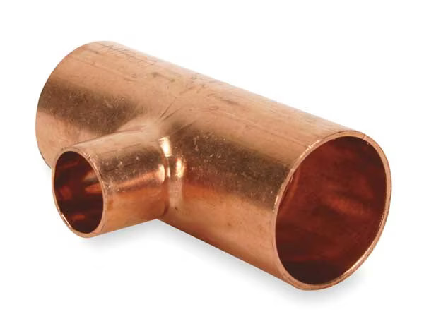 Nibco 611R 21/2×21/2×2 2-1/2″ x 2-1/2″ x 2″ NOM C Copper Reducing Tee