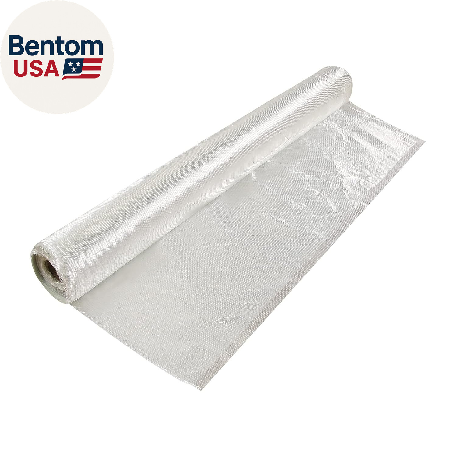 +45°/-45° Fiberglass Biaxial Cloth Mat, 50″ X 5 Yards, Epoxy and Polyester Compa