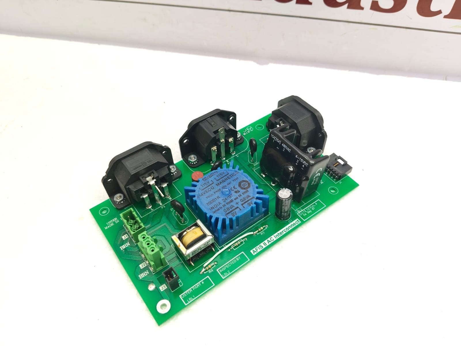 Uster LBL2 AFIS II / AFIS AC Interconnect PRO 255300-02770 Power Board NEW