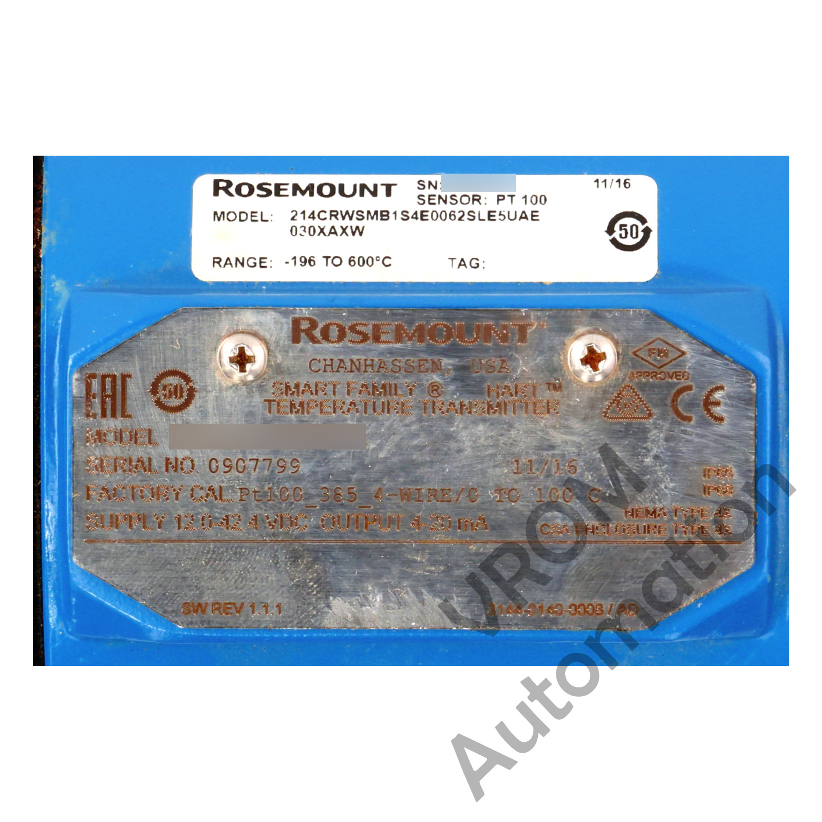 Surplus Rosemount 3144PD1A1E5M5XA Temperature Transmitter