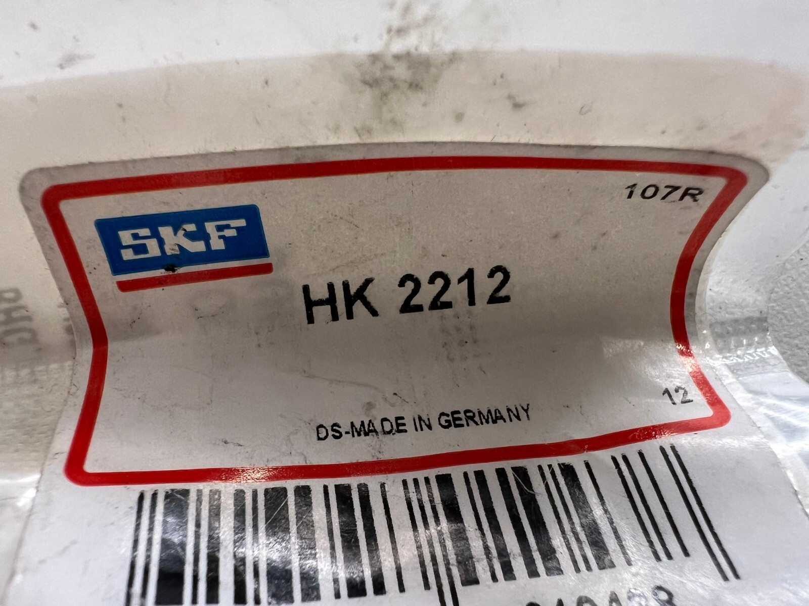 LOT OF (2) NEW OLD STOCK! SKF NEEDLE ROLLER BEARINGS HK2212