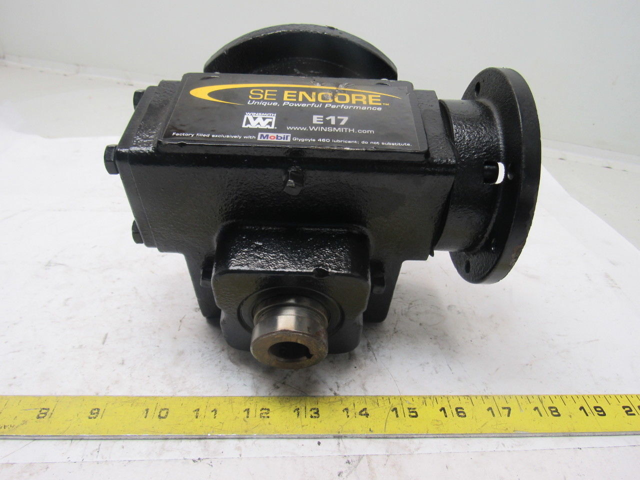 Winsmith E17MSFS5DR48C.75 5:1 Ratio 1750RPM 2.69Hp Input 350RPM Output Gear Box