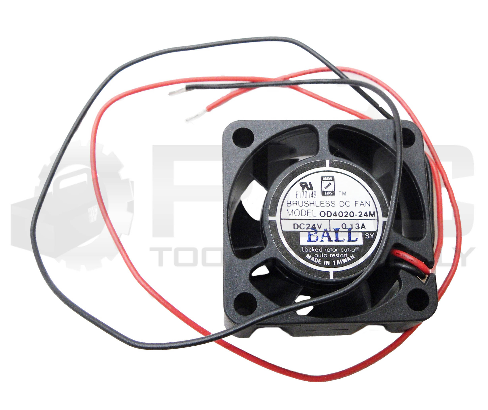 LOT OF 2 ORION FANS OD4020-24M BRUSHLESS DC FAN 24VDC 0.13A