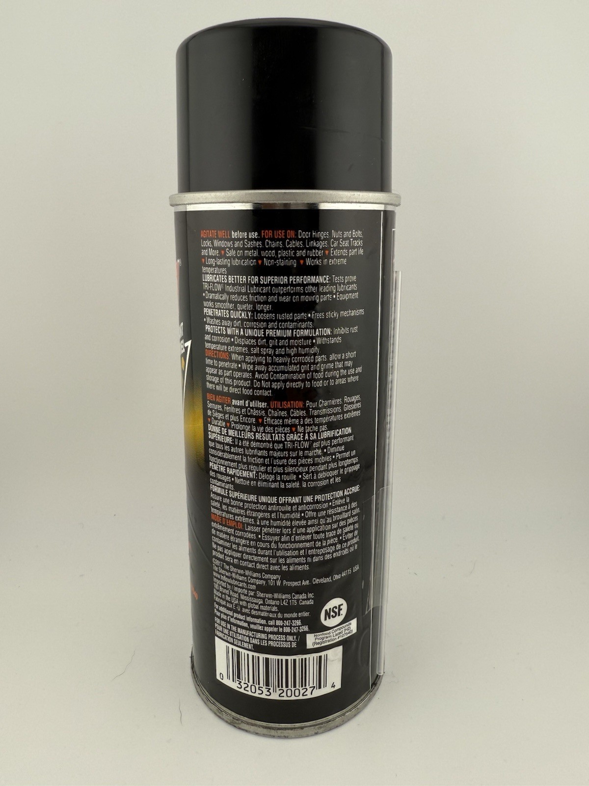TRI-FLOW Industrial PTFE Lubricant Oil 12 oz Aerosol spraY can TF200271 TF20027