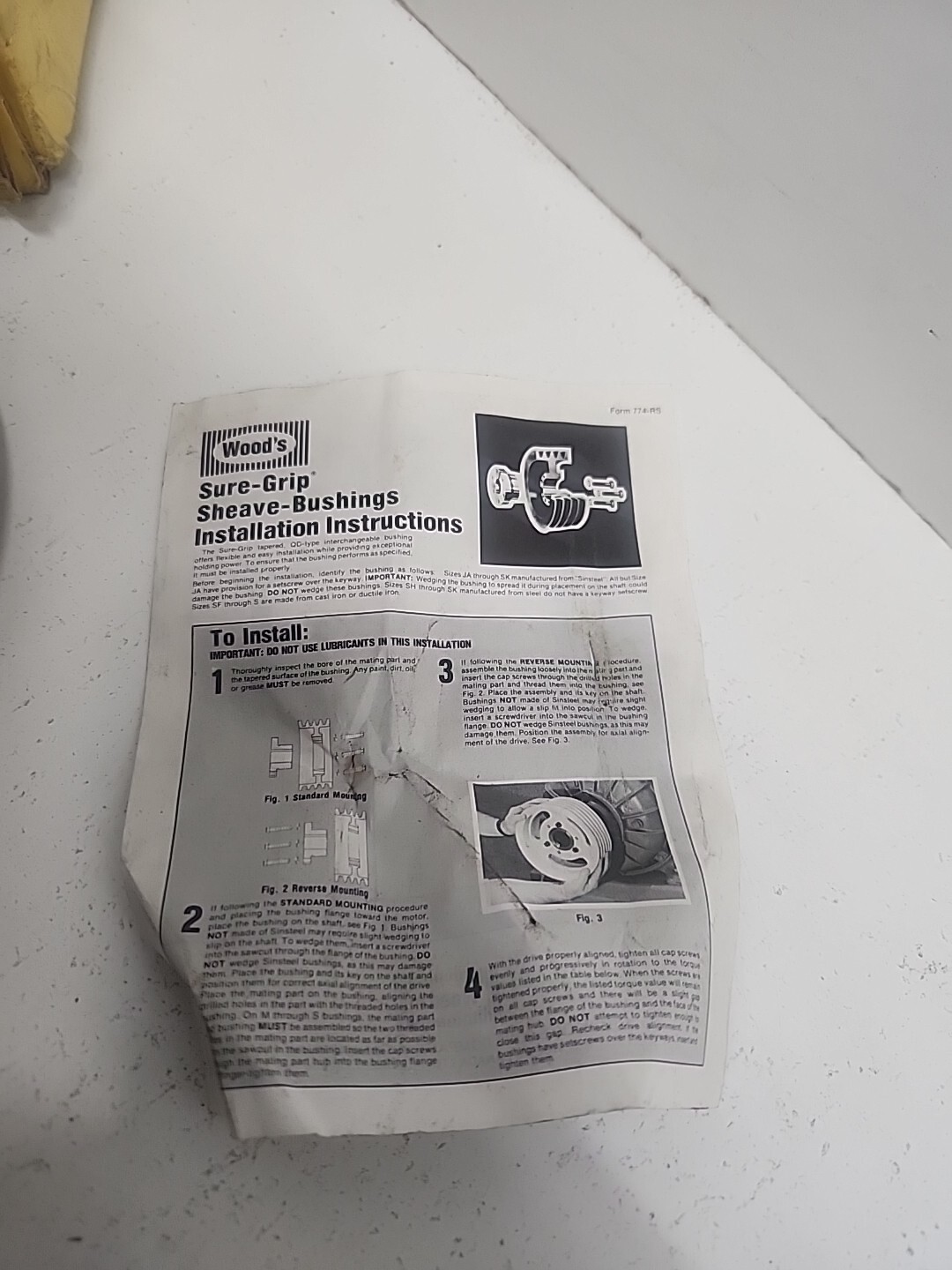 TB Wood’s F 1 9/16 Bushing **OLD STOCK**