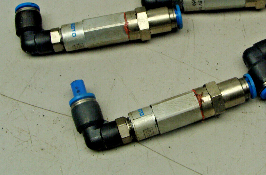 LOT OF 2 FESTO 33969 ISV-1/8 VACUUM EFFICIENCY VALVES