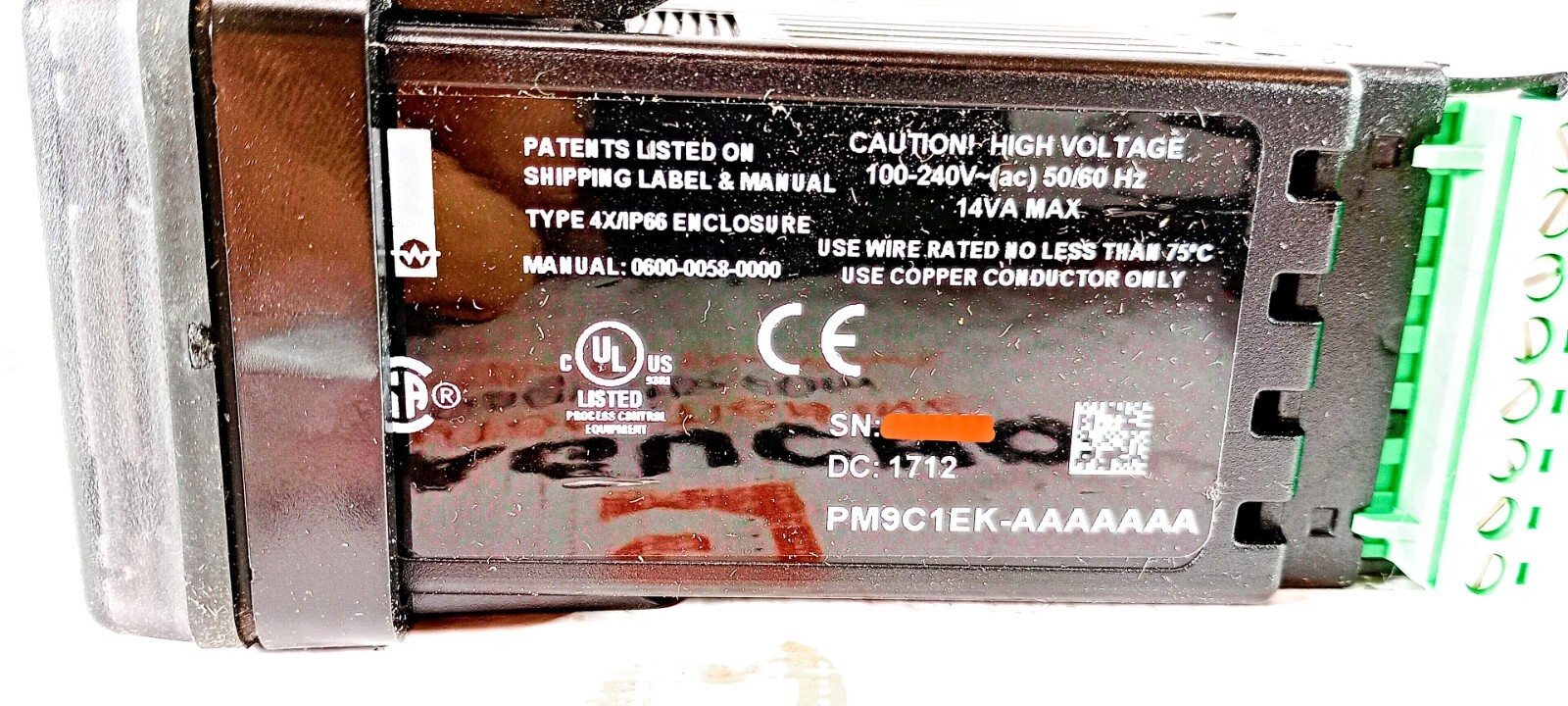 NEW WATLOW PM9C1EK-AAAAAAA / PM9C1EKAAAAAAA
