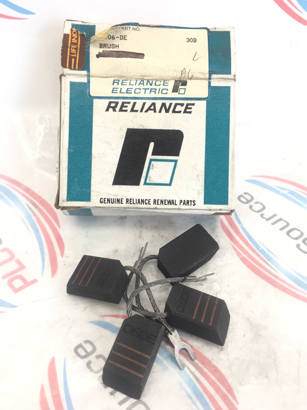 RELIANCE 3306-DE CARBON BRUSHES 4-PACK