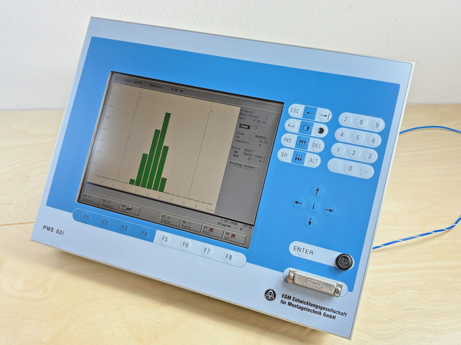 ThyssenKrupp EGM PME02i V.X4241.011.92.10 HMI Display Unit