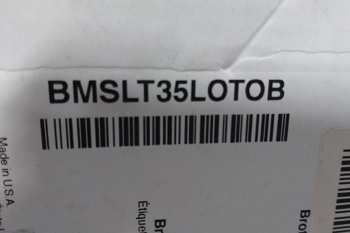 Brother BMSLT35LOTOB 125 Tag Danger Preprinted Text Pre-Cut Label Stock Roll