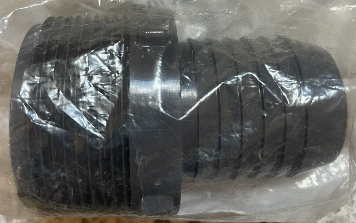 LASCO 1 1/2″ x 1 1/4″ Schedule 80 PVC Male Insert Adapter – Insert x MPT – NEW