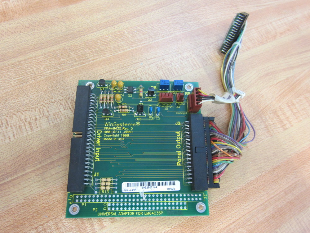 WinSystems FPA-6435 LM64C35P Universal Adapter Bd 400-0241-000D