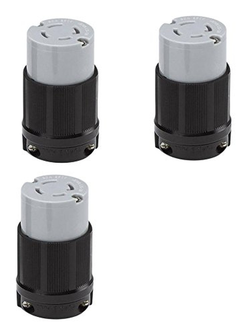 Ocsparts L15-30R L15-30R Locking Connector, Rated for 30A, 250V, Cul Listed (Pac