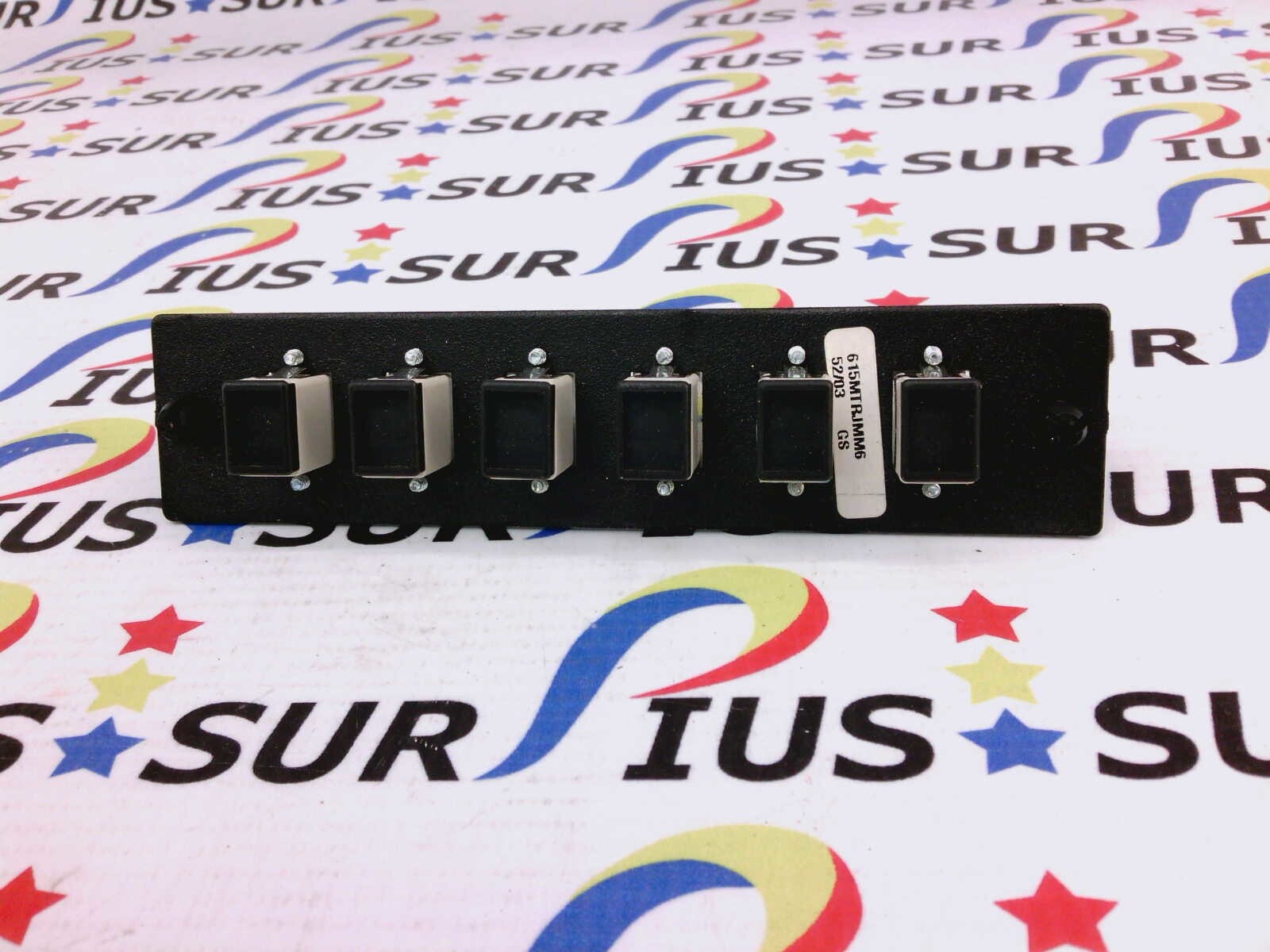 USSP Ortronics 6 MTRJ 12 Fiber Multimode Fiber Optic Adapter Panel OR-615MTRJMM6