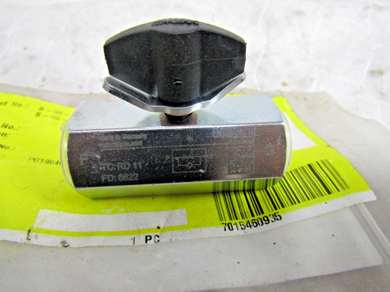 ✌️NEW HAWE RD11 THROTTLE CHECK VALVE