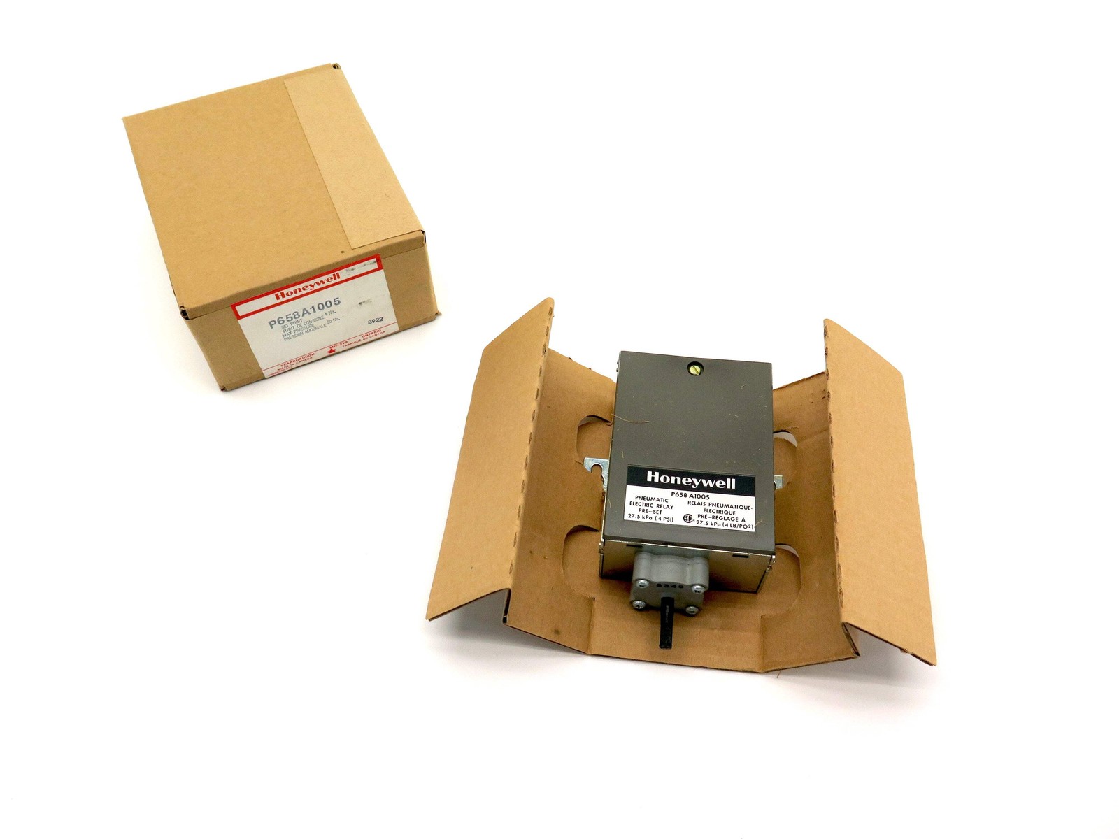 Honeywell P658A1005 1 P.E. Relay Set Point 4psig