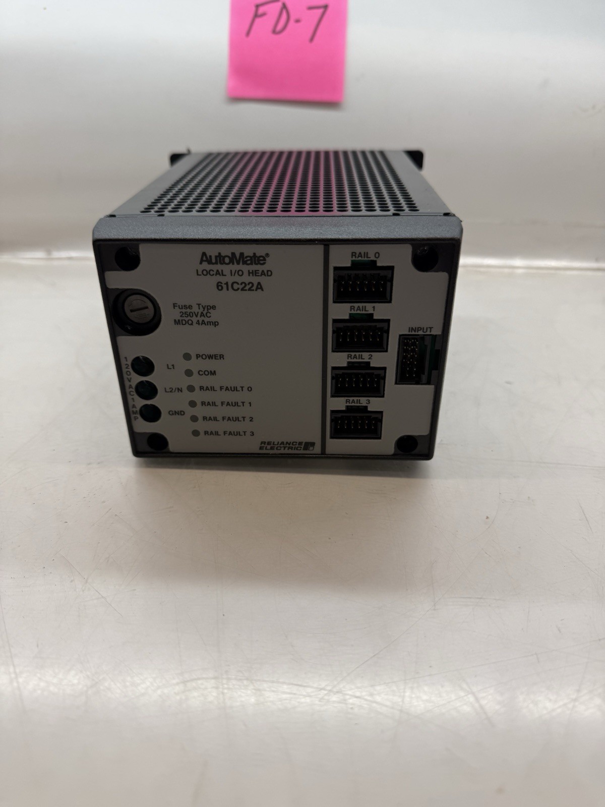 RELIANCE ELECTRIC 61C22A AUTOMATE LOCAL I/O HEAD 250VAC New No Box